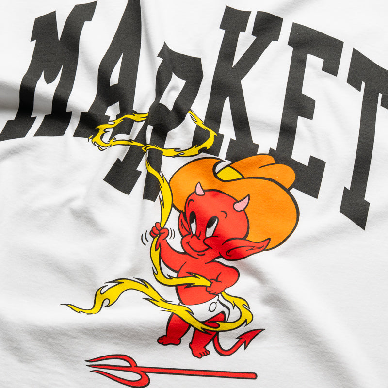 Market x Hot Stuff Cowboy Arc Tee - White
