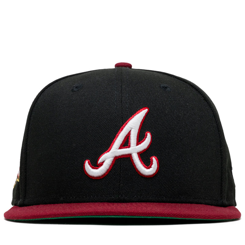 New Era x Politics Atlanta Braves 59FIFTY Fitted - Black/Cardinal
