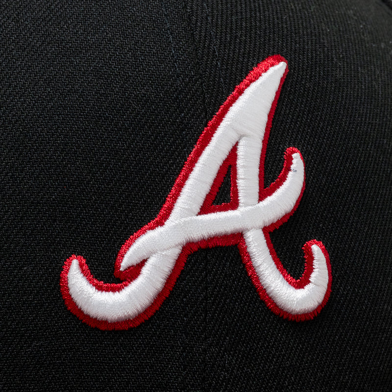 New Era x Politics Atlanta Braves 59FIFTY Fitted - Black/Cardinal