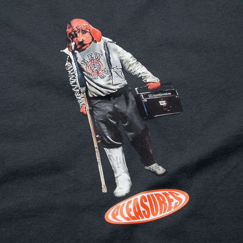 Pleasures Da Funk Tee - Faded Black