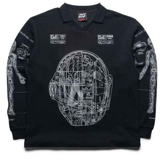 Pleasures Schematic L/S Polo - Black