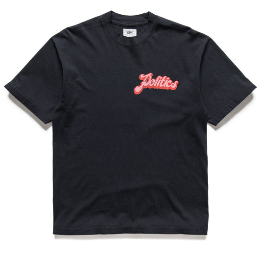 Politics Cherry Tee - Black