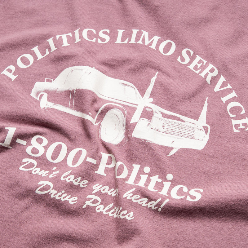 Politics Limo Tee - Mauve