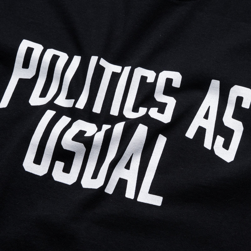 Politics As Usual Tee - Black