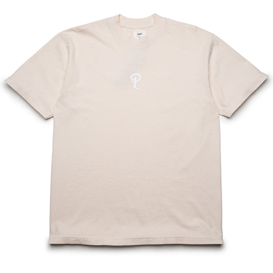 Politics Center P Logo Tee - Creme
