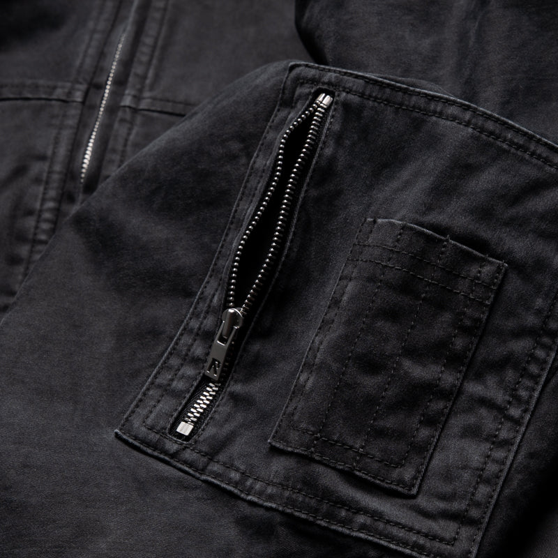 Represent Hooded Bomber - Washed Black