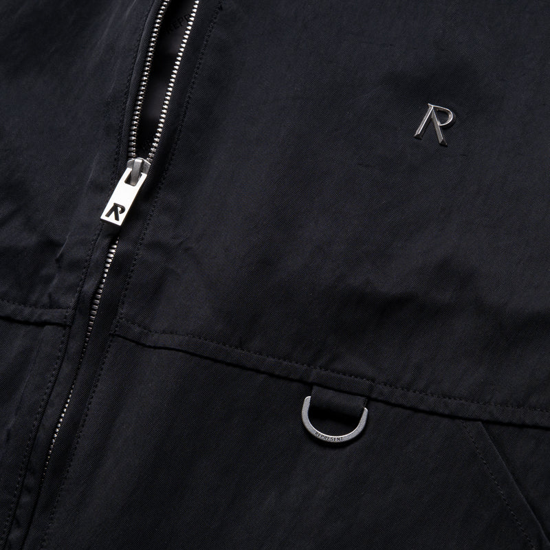 Represent Nylon Shirt - Jet Black