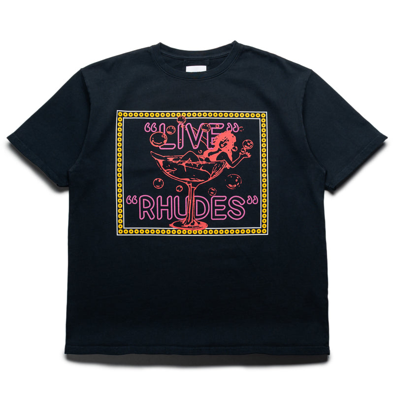 Rhude Live Rhudes Tee - Vintage Black