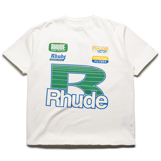 Rhude Roadway Racing Tee - Vintage White