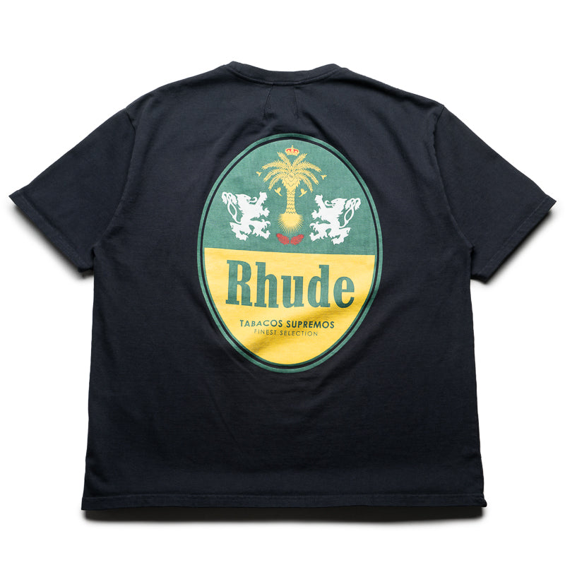 Rhude Tabaco Tee - Vintage Black