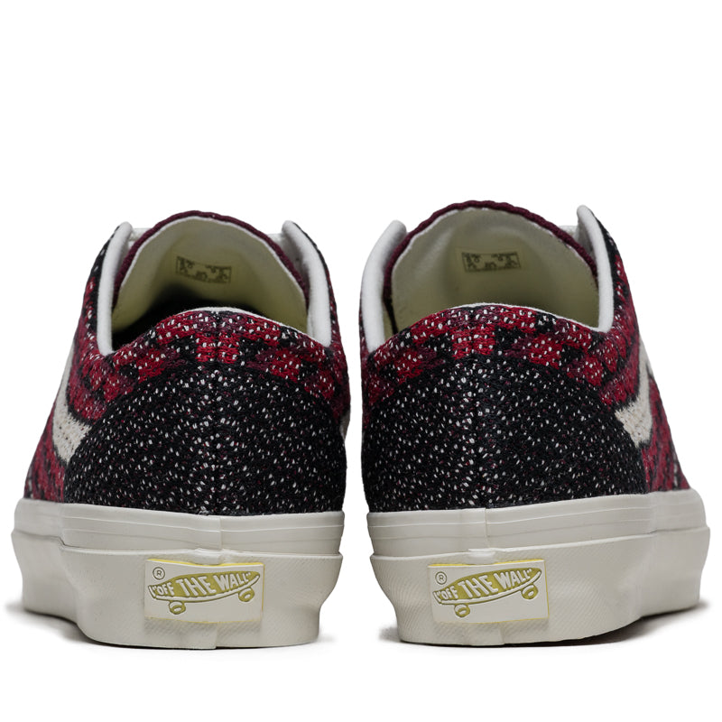 Vans LX Old Skool 36 EK - Geo Check Bordeaux Red