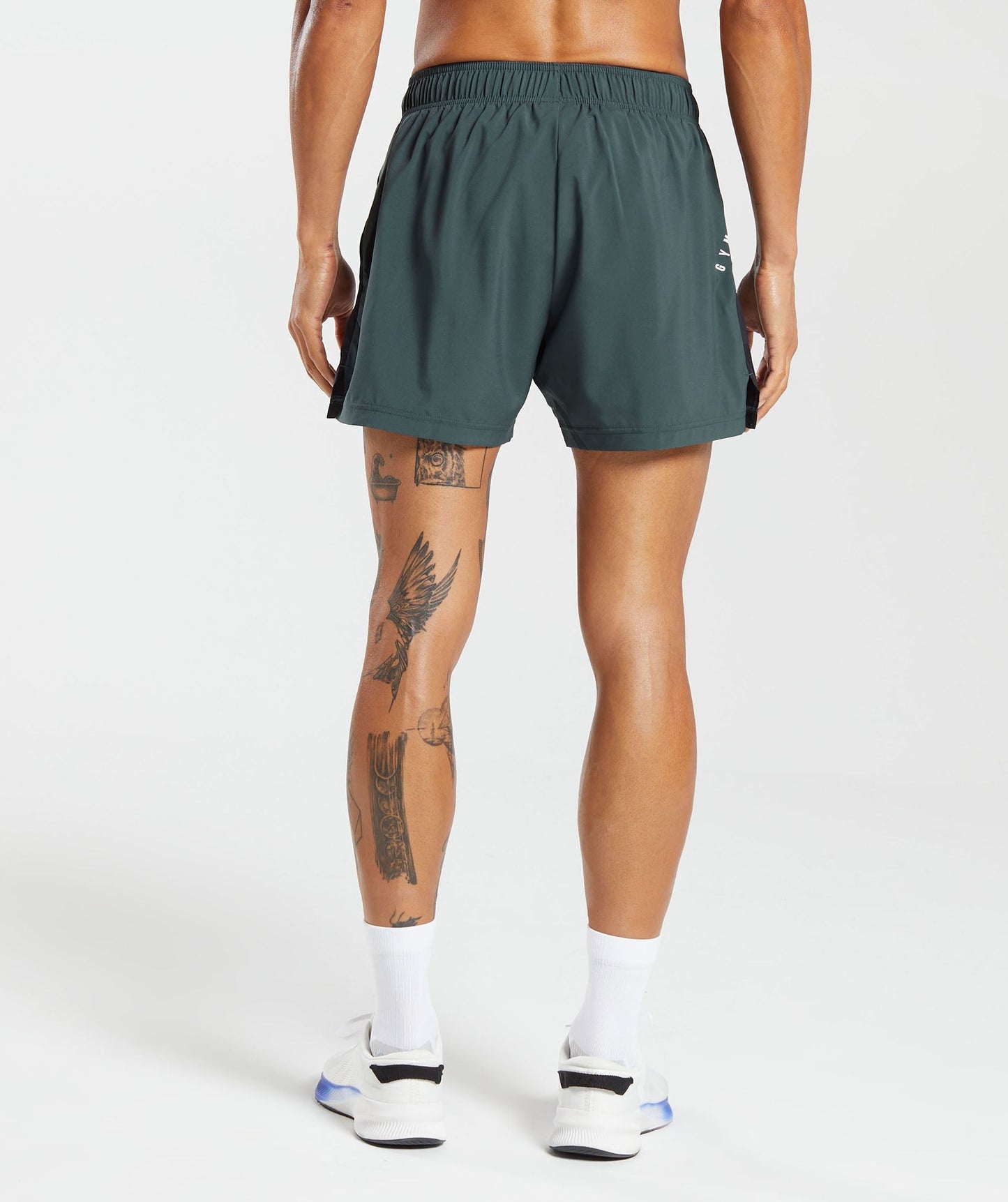 Gymshark Sport 5" Shorts - Fog Green/Black