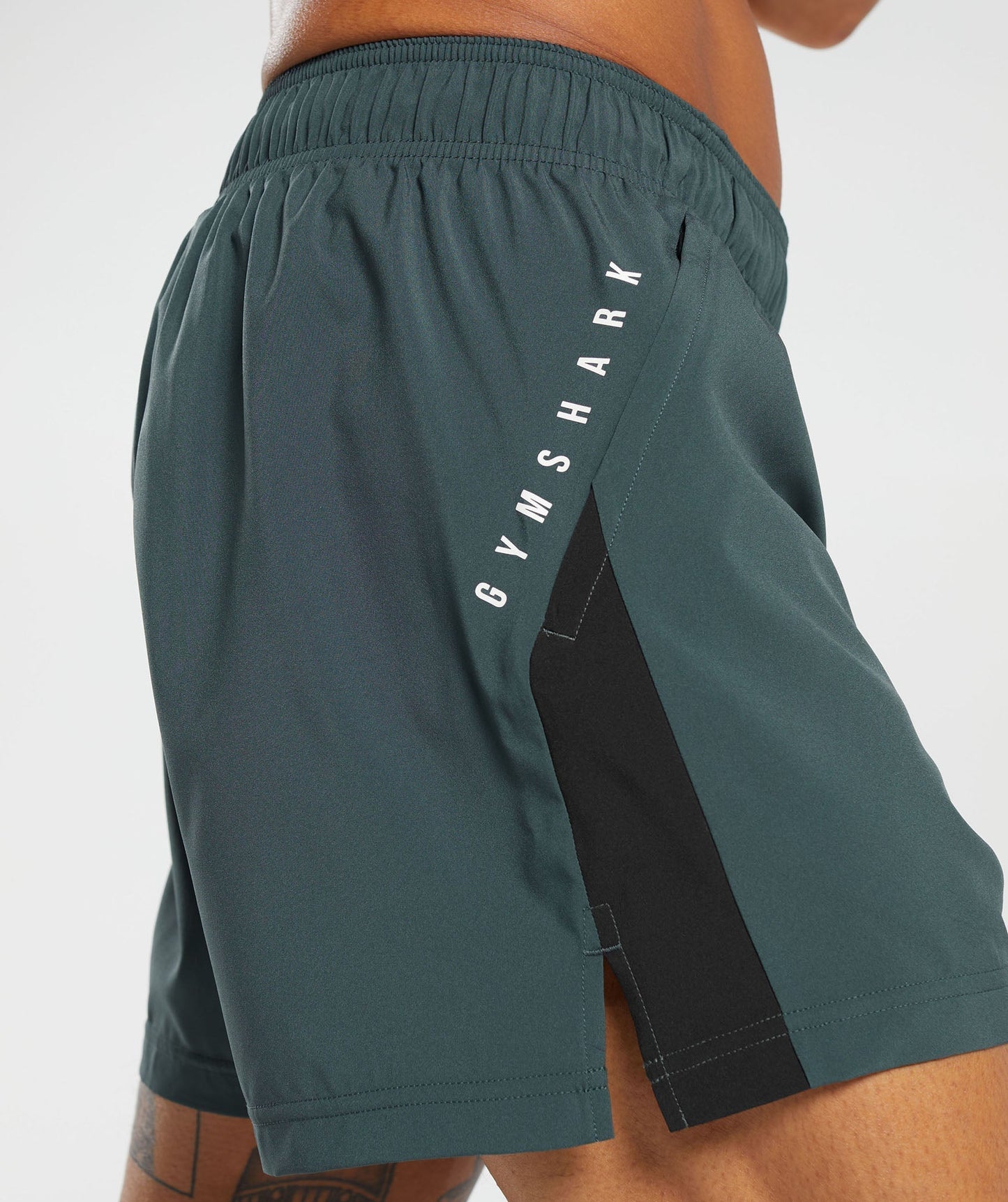 Gymshark Sport 5" Shorts - Fog Green/Black