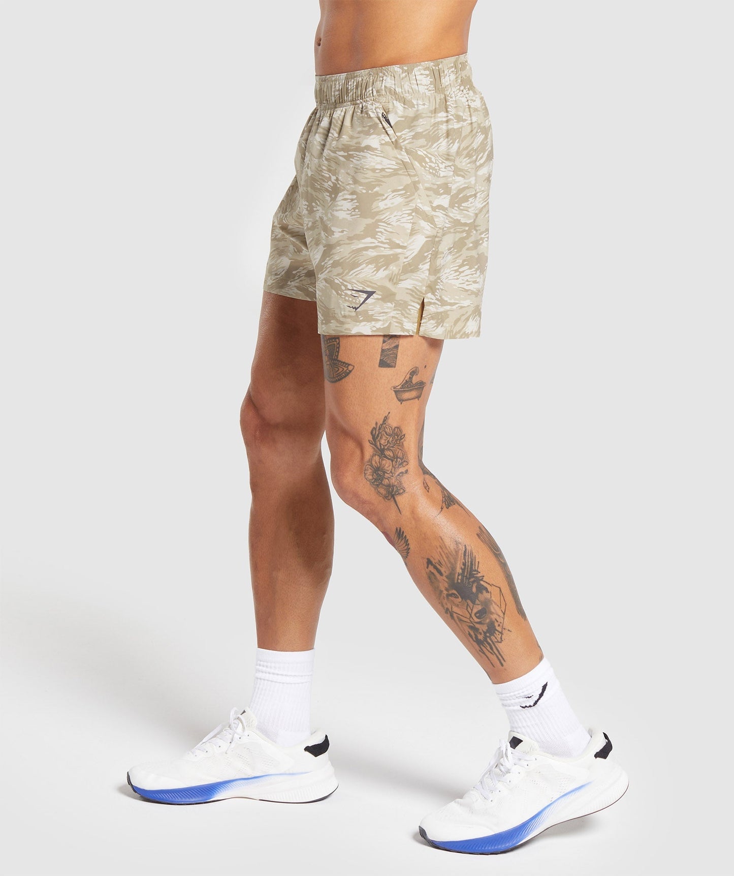 Gymshark Sport 5" Shorts - Ecru White