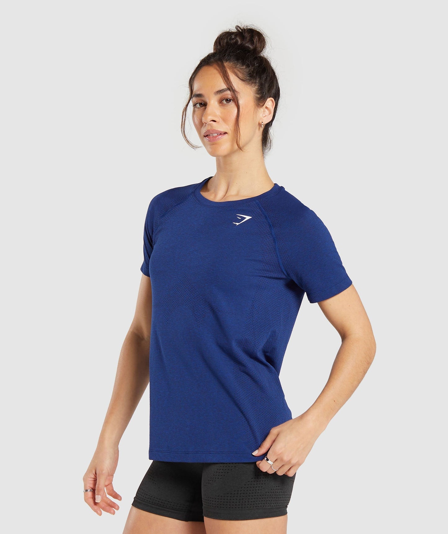Gymshark Vital Seamless 2.0 Light T-Shirt - Stellar Blue Marl