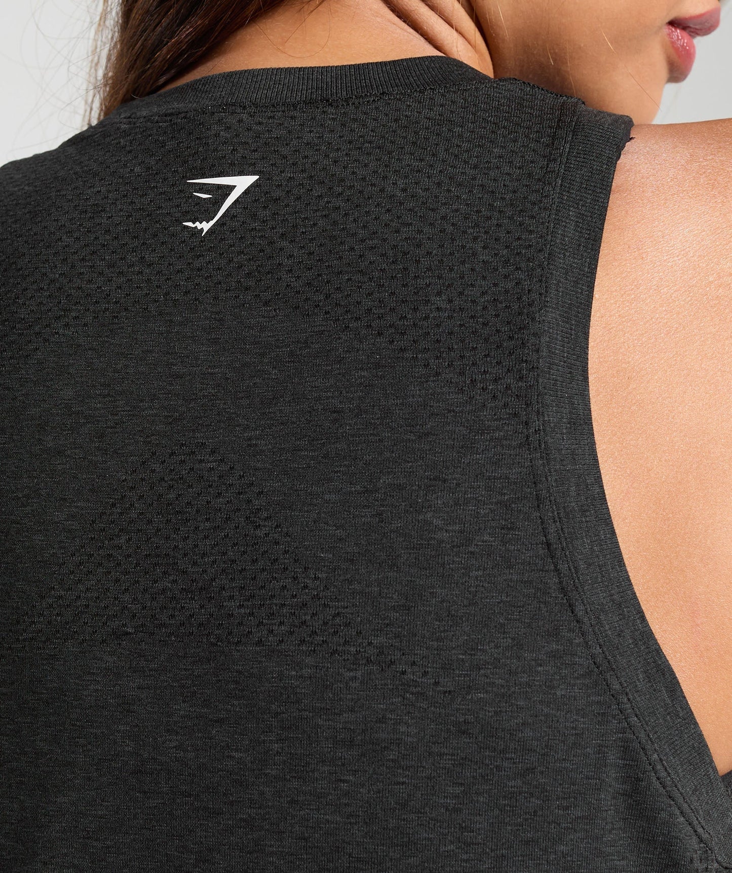 Gymshark Vital Seamless 2.0 Light Tank - Black Marl