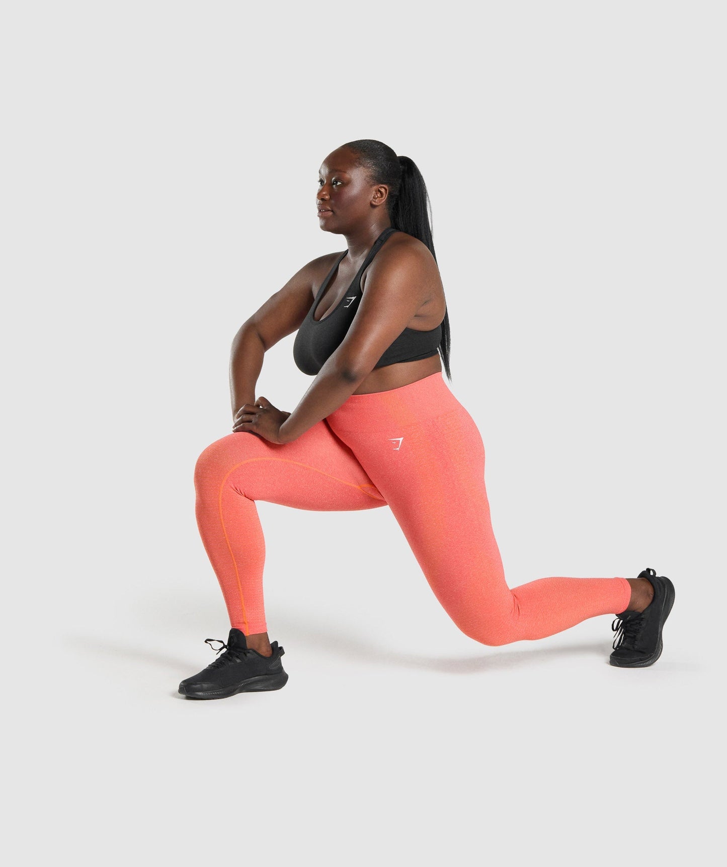 Gymshark Vital Seamless Leggings - Orange Marl