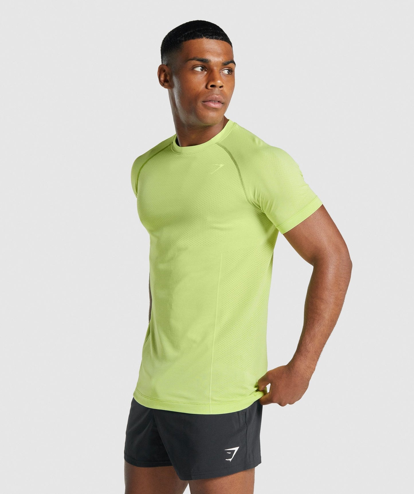 Gymshark Vital Light seamless T-Shirt - Yellow Marl