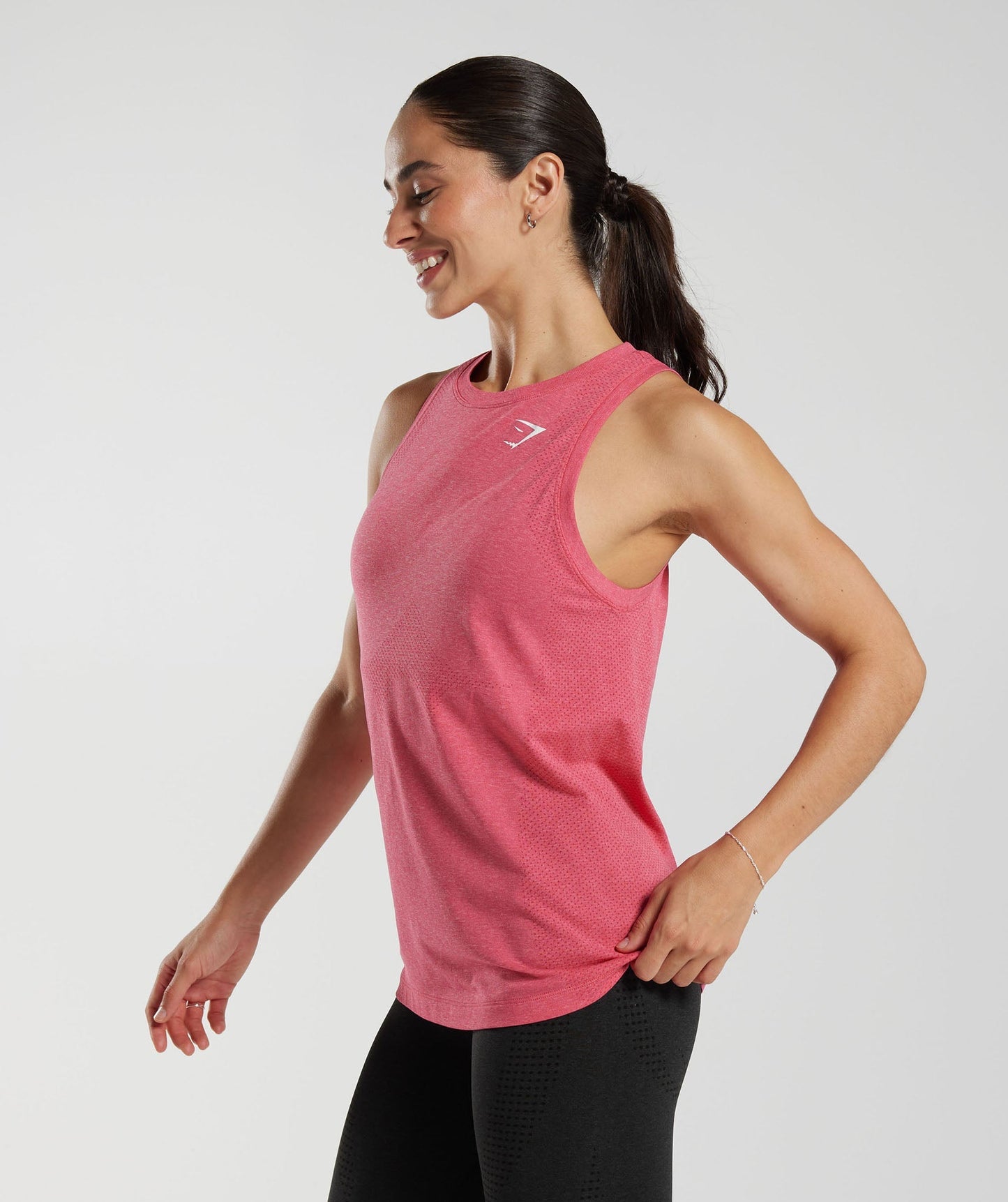Gymshark Vital Seamless 2.0 Light Tank - Bright Fuchsia Marl