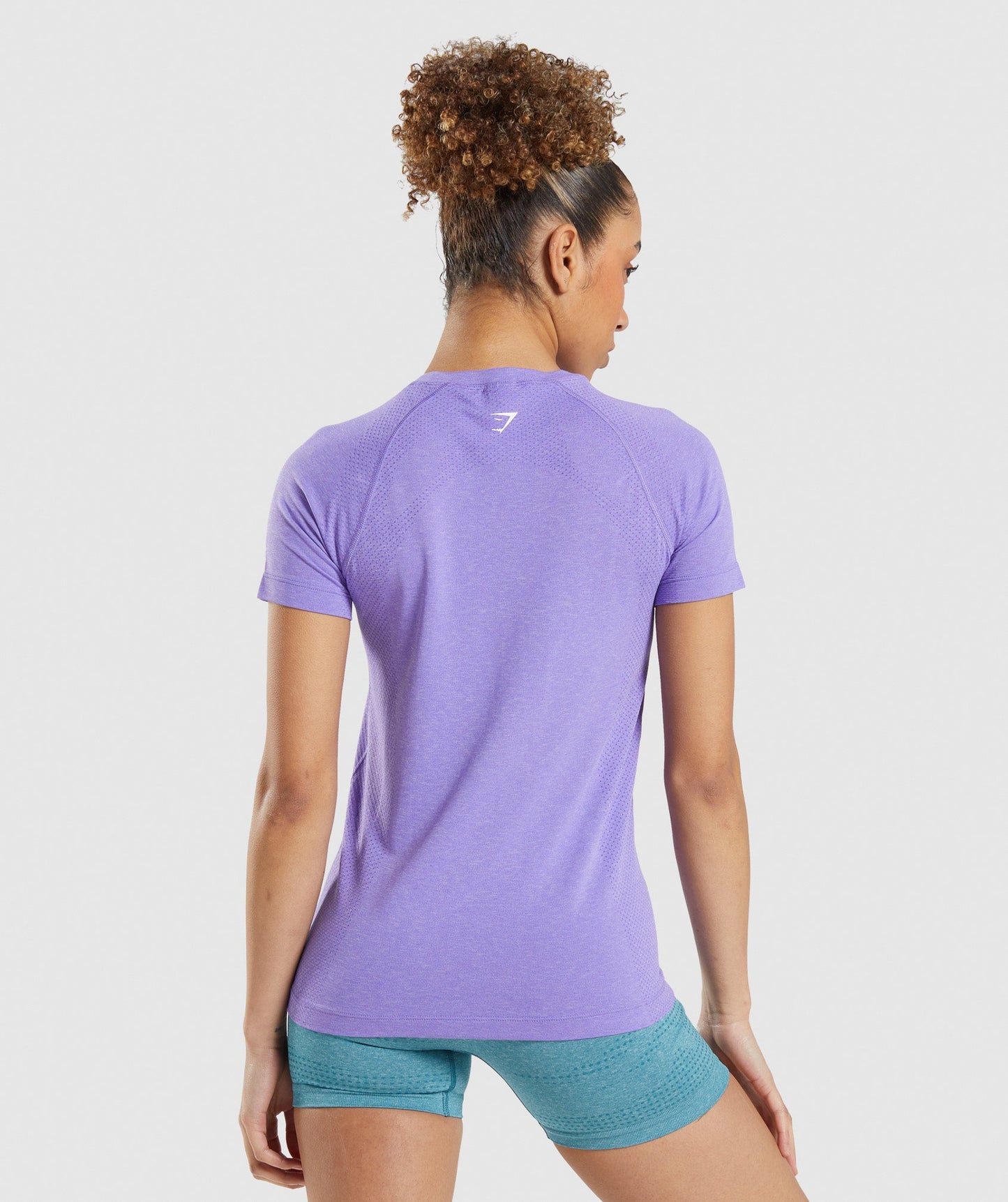Gymshark Vital Seamless 2.0 Light T-Shirt - Bright Purple Marl