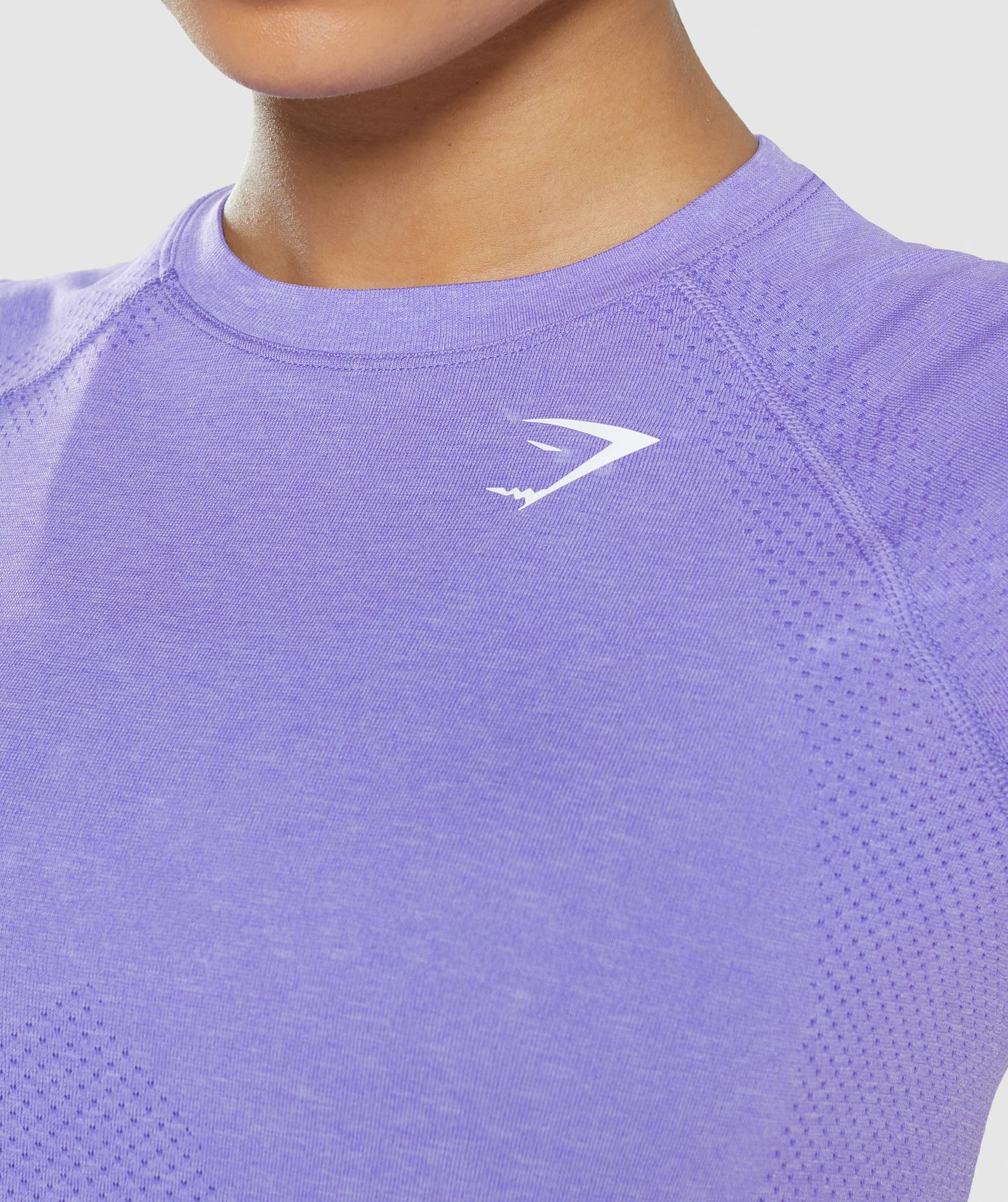 Gymshark Vital Seamless 2.0 Light T-Shirt - Bright Purple Marl