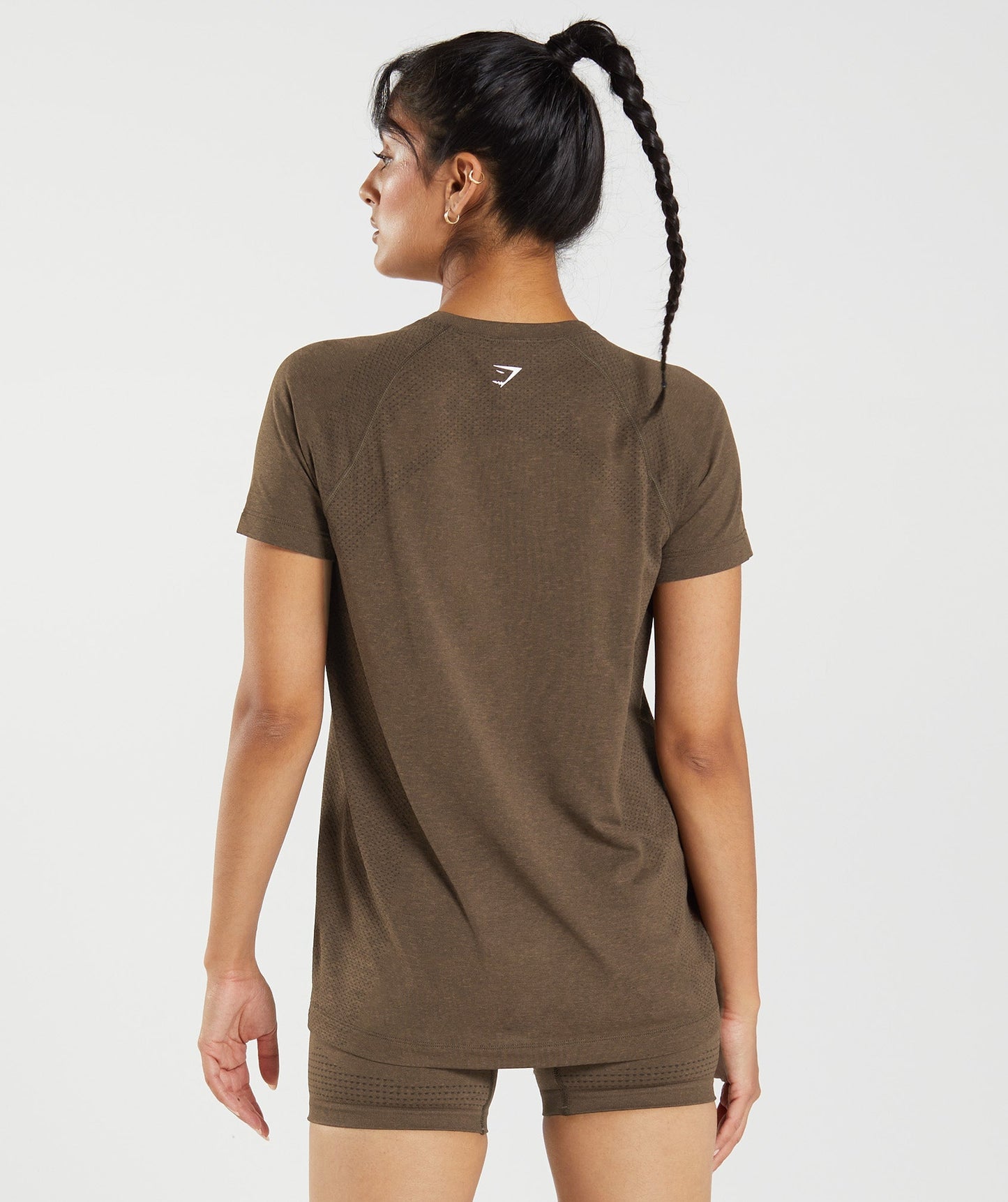 Gymshark Vital Seamless 2.0 Light T-Shirt - Espresso Marl