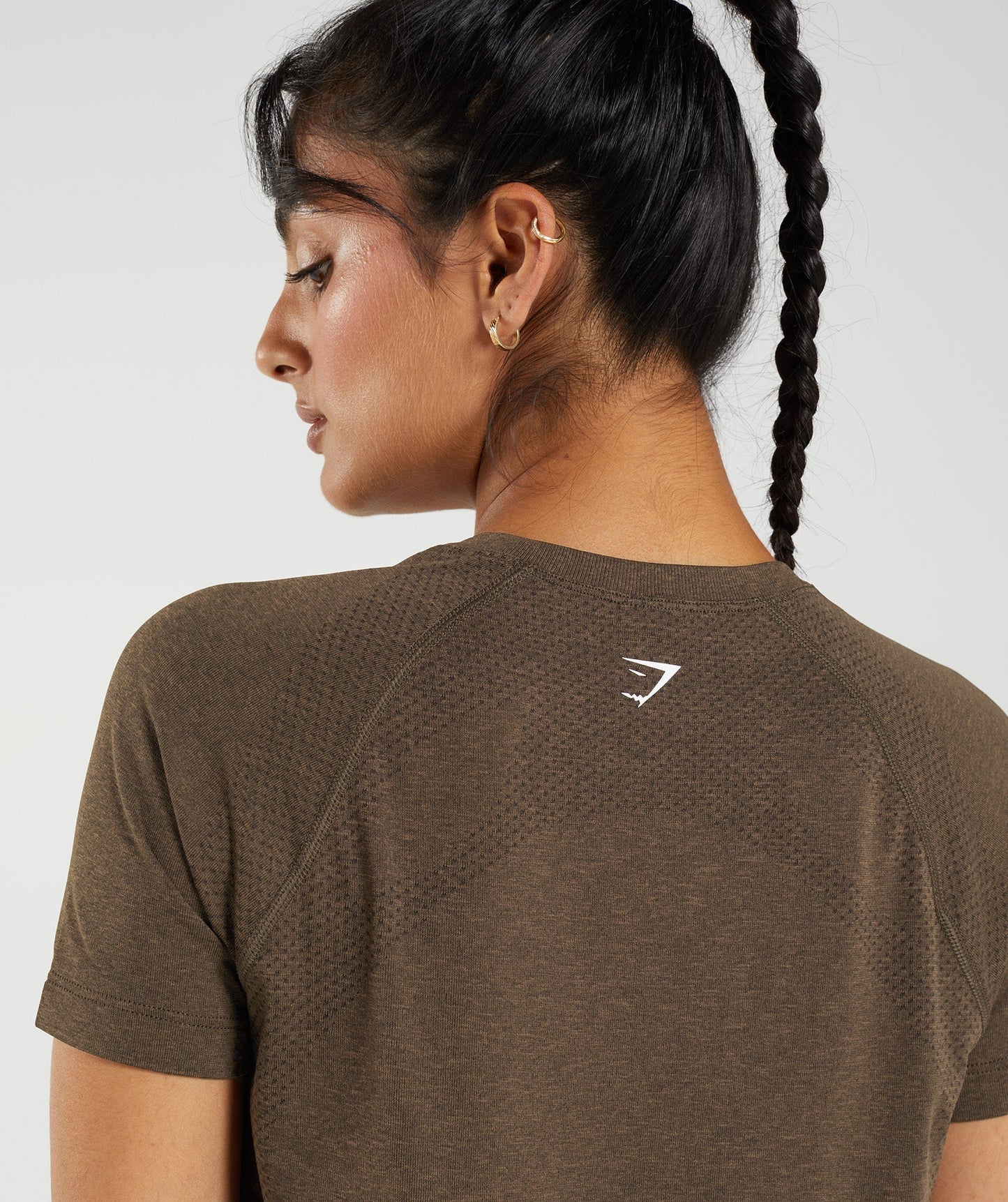 Gymshark Vital Seamless 2.0 Light T-Shirt - Espresso Marl