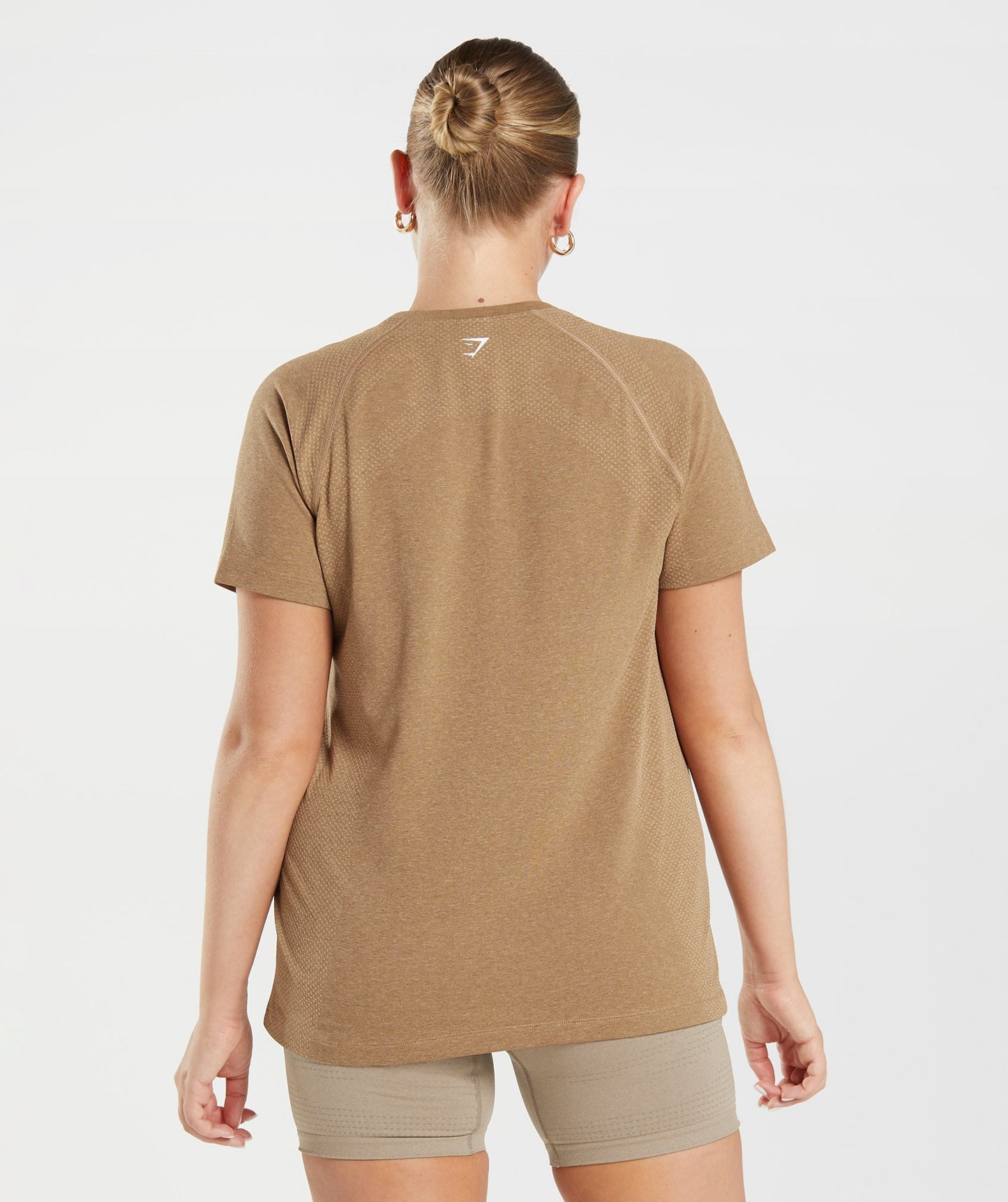 Gymshark Vital Seamless 2.0 Light T-Shirt - Fawn Marl