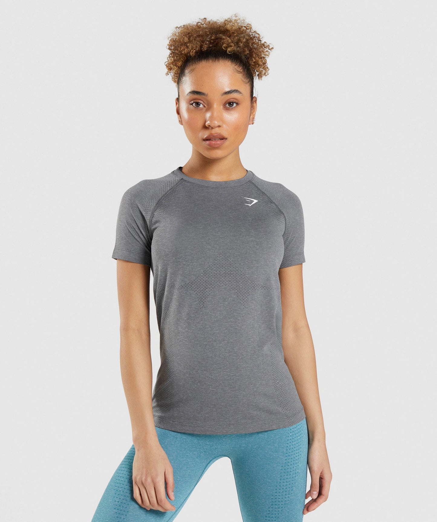 Gymshark Vital Seamless 2.0 Light T-Shirt - Smokey Grey Marl
