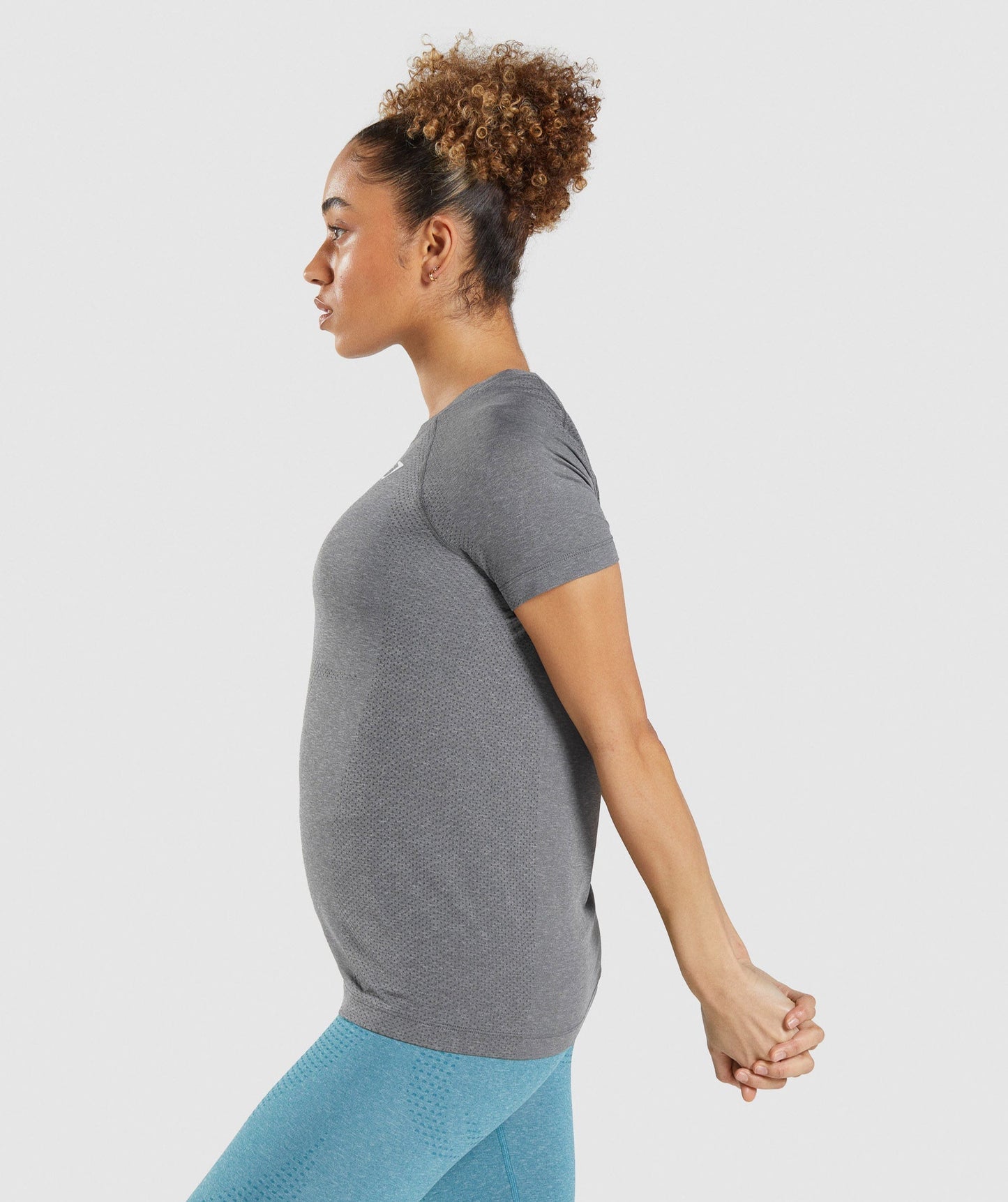 Gymshark Vital Seamless 2.0 Light T-Shirt - Smokey Grey Marl