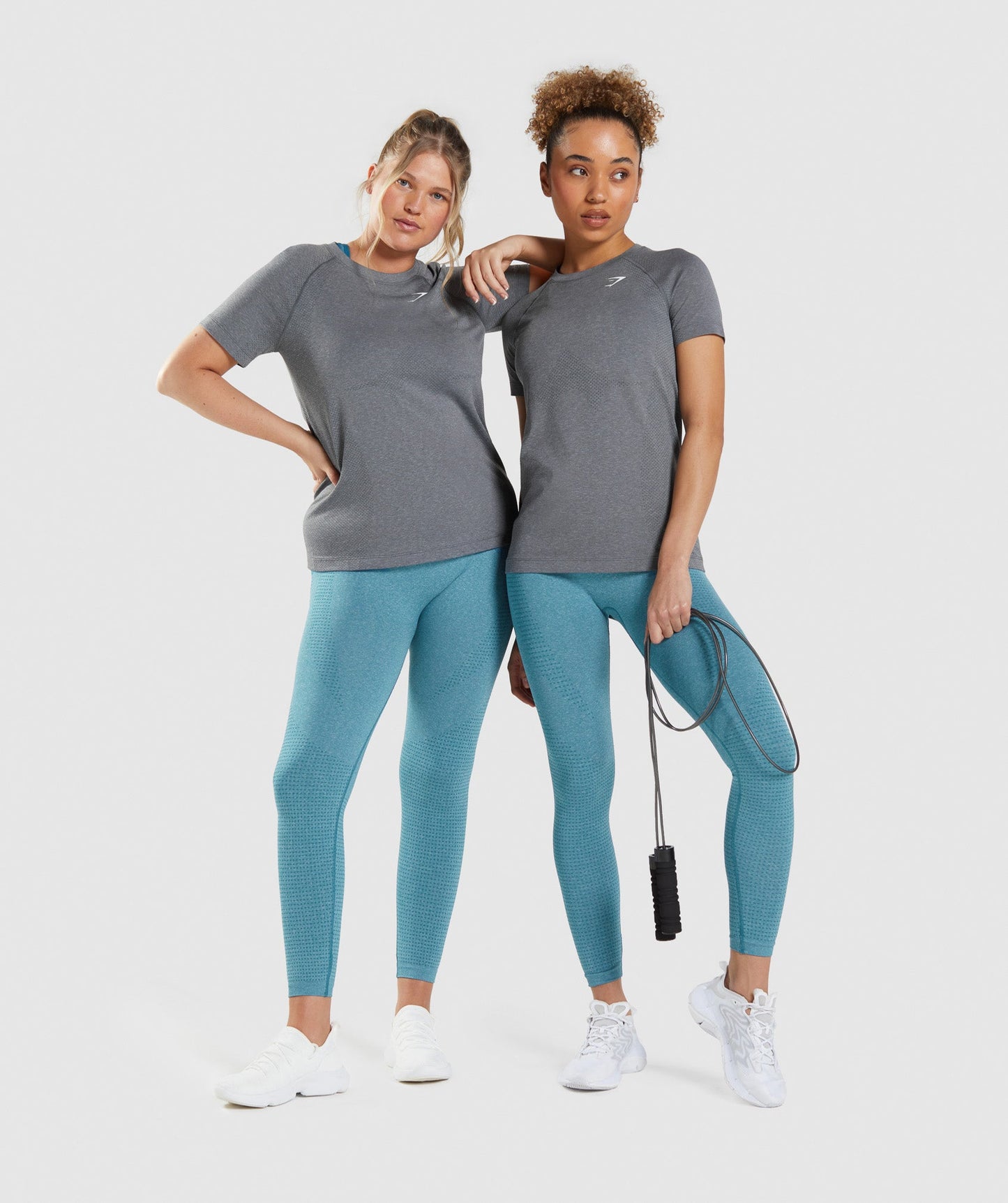 Gymshark Vital Seamless 2.0 Light T-Shirt - Smokey Grey Marl