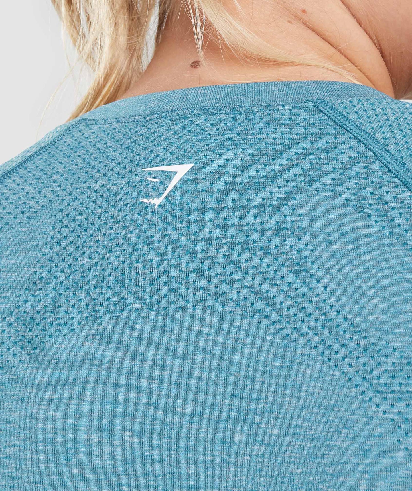 Gymshark Vital Seamless 2.0 Light T-Shirt - Tahoe Teal Marl