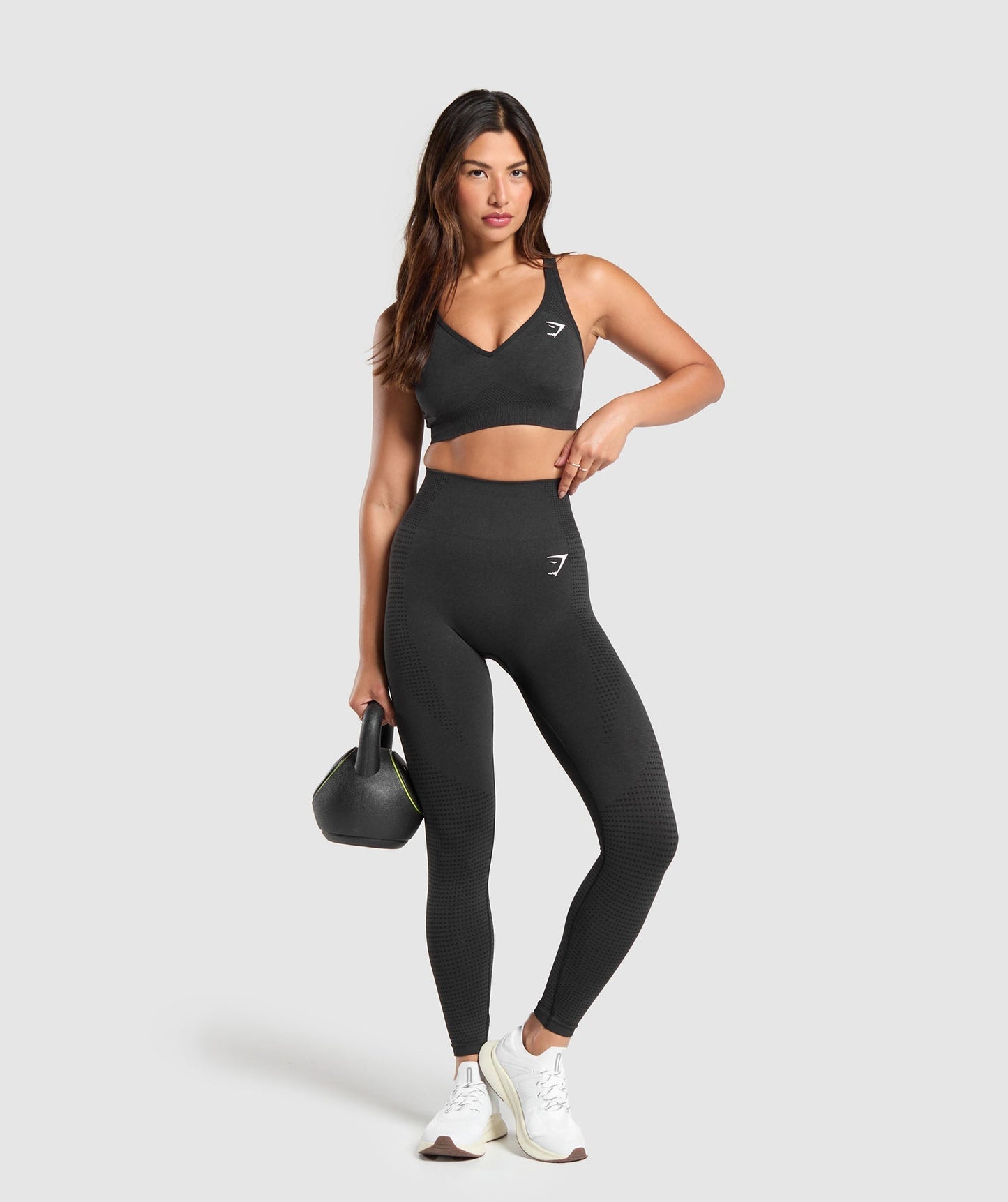 Gymshark Vital Seamless Leggings - Black Marl