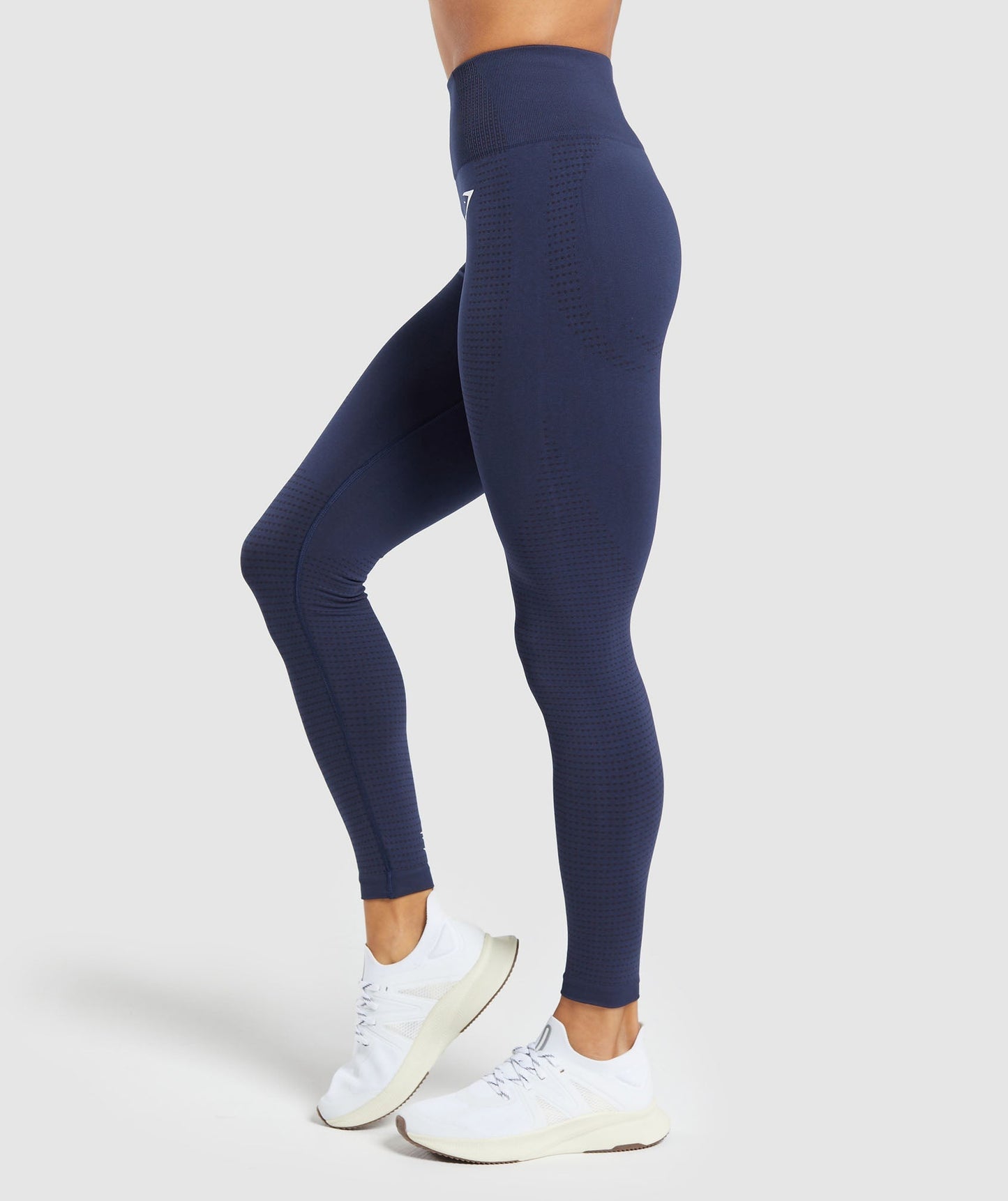 Gymshark Vital Seamless Leggings - Heavy Blue/ Marl