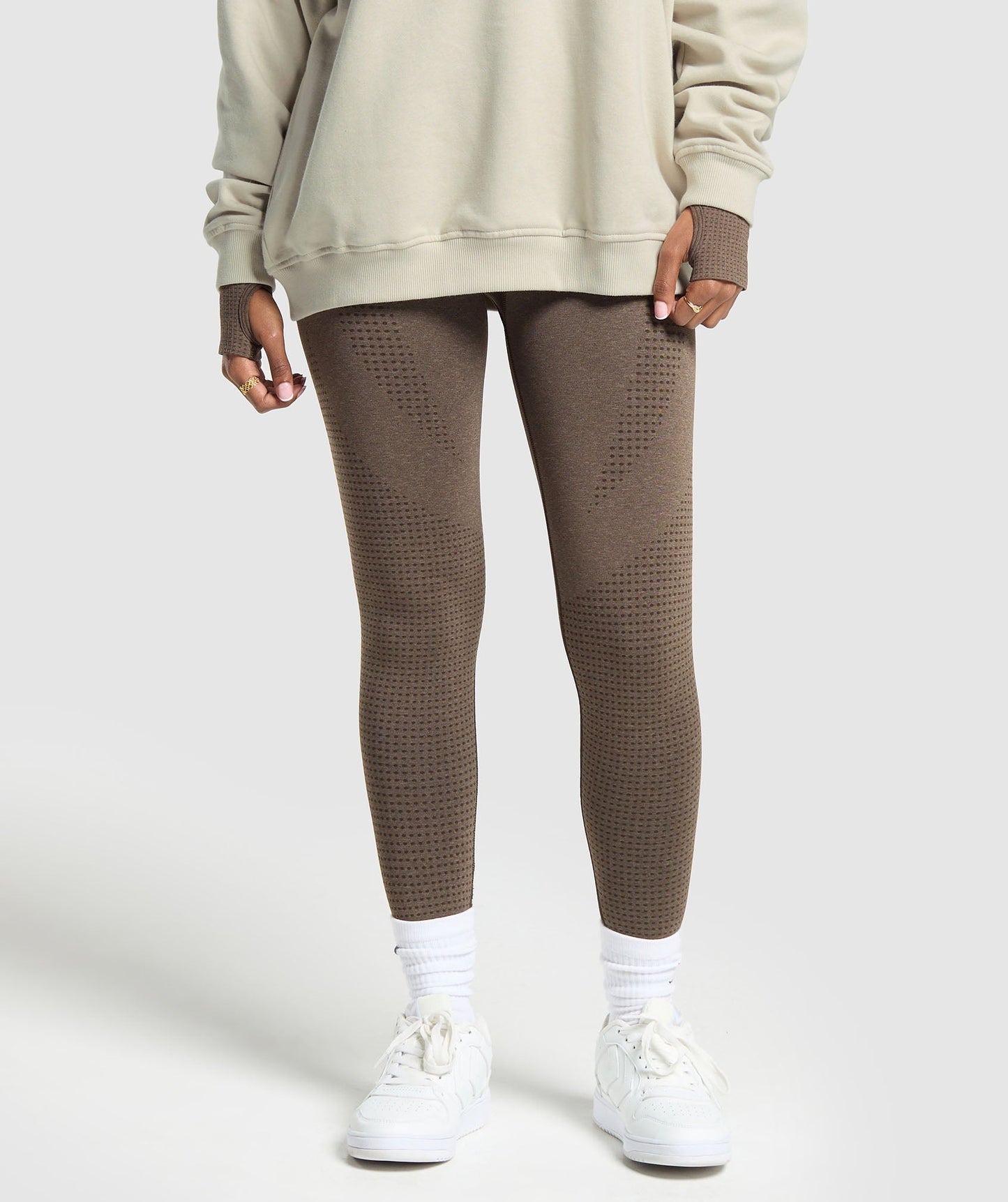 Gymshark Vital Seamless Leggings - Penny Brown Marl