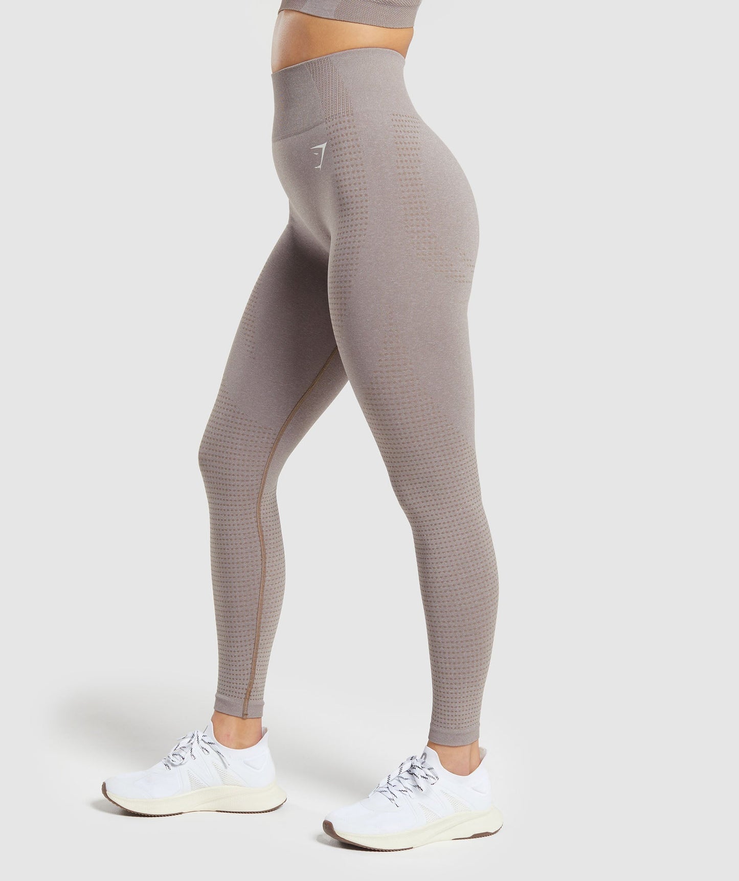 Gymshark Vital Seamless 2.0 Leggings - Warm Taupe Marl