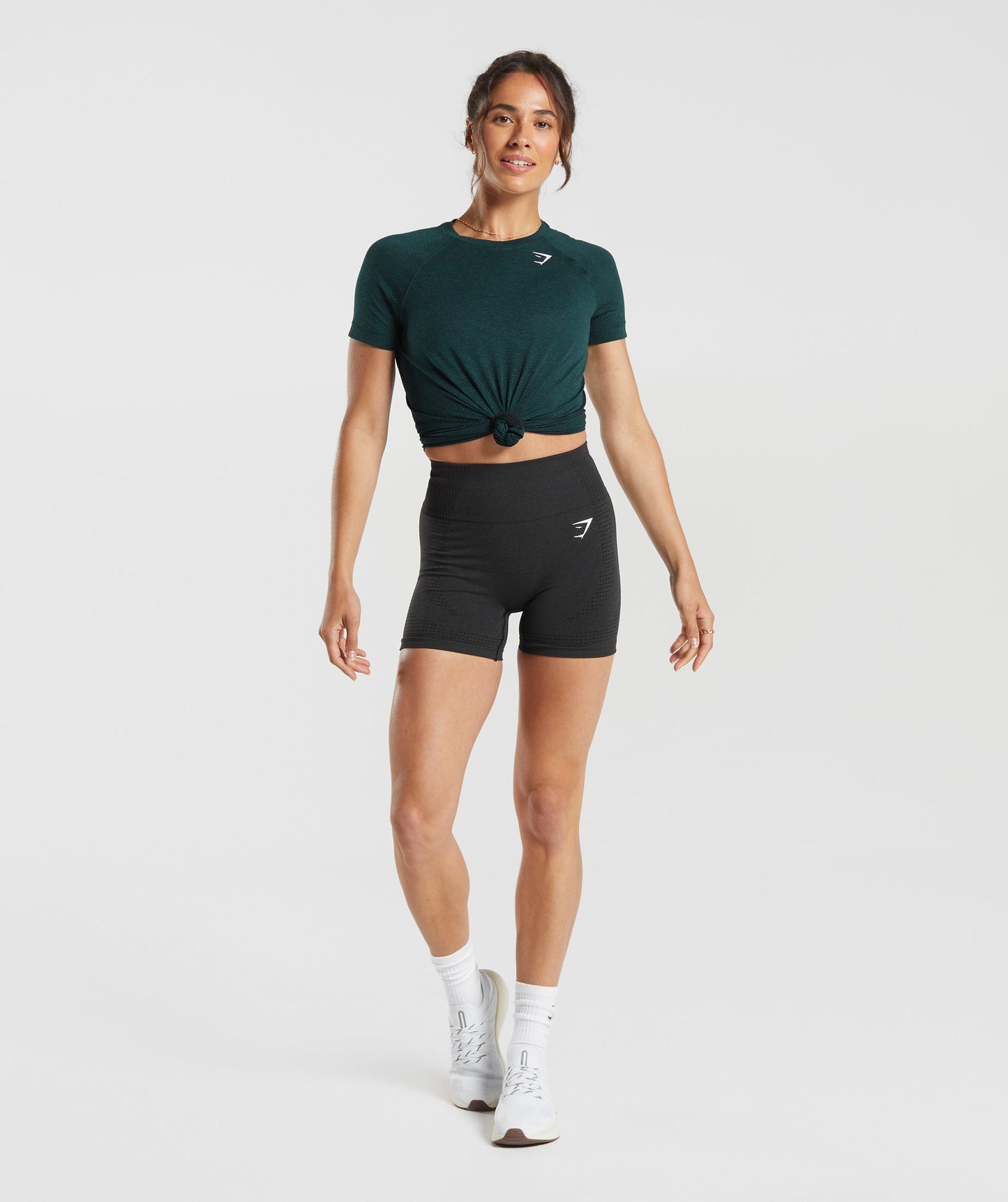 Gymshark Vital Seamless 2.0 Light T-Shirt - Deep Teal Marl