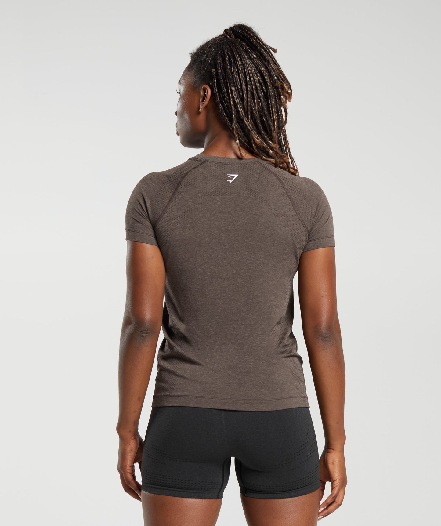 Gymshark Vital Seamless 2.0 Light T-Shirt - Brown Marl
