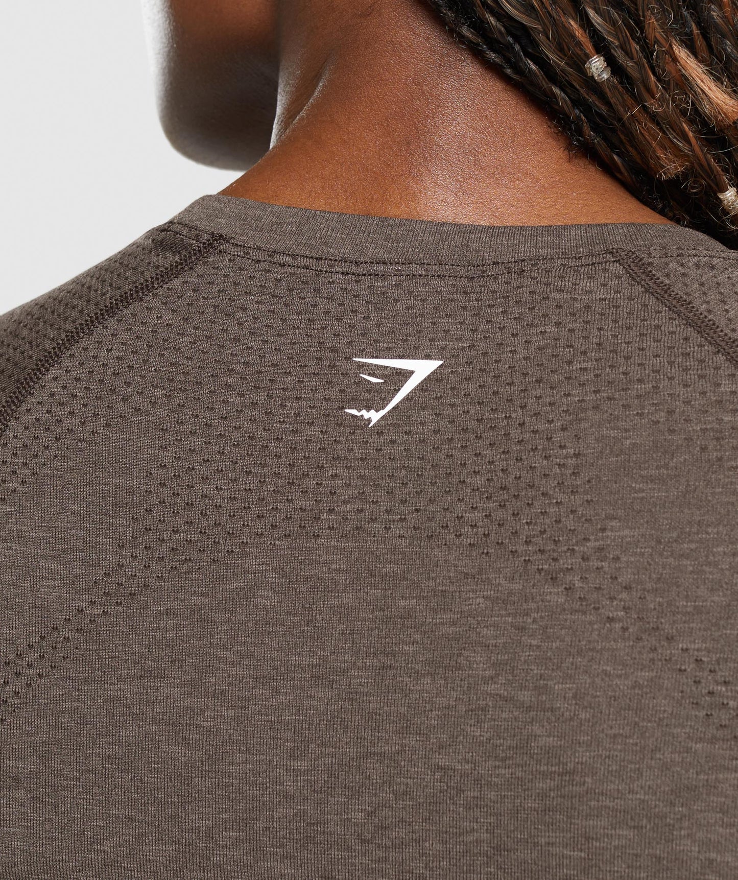 Gymshark Vital Seamless 2.0 Light T-Shirt - Brown Marl