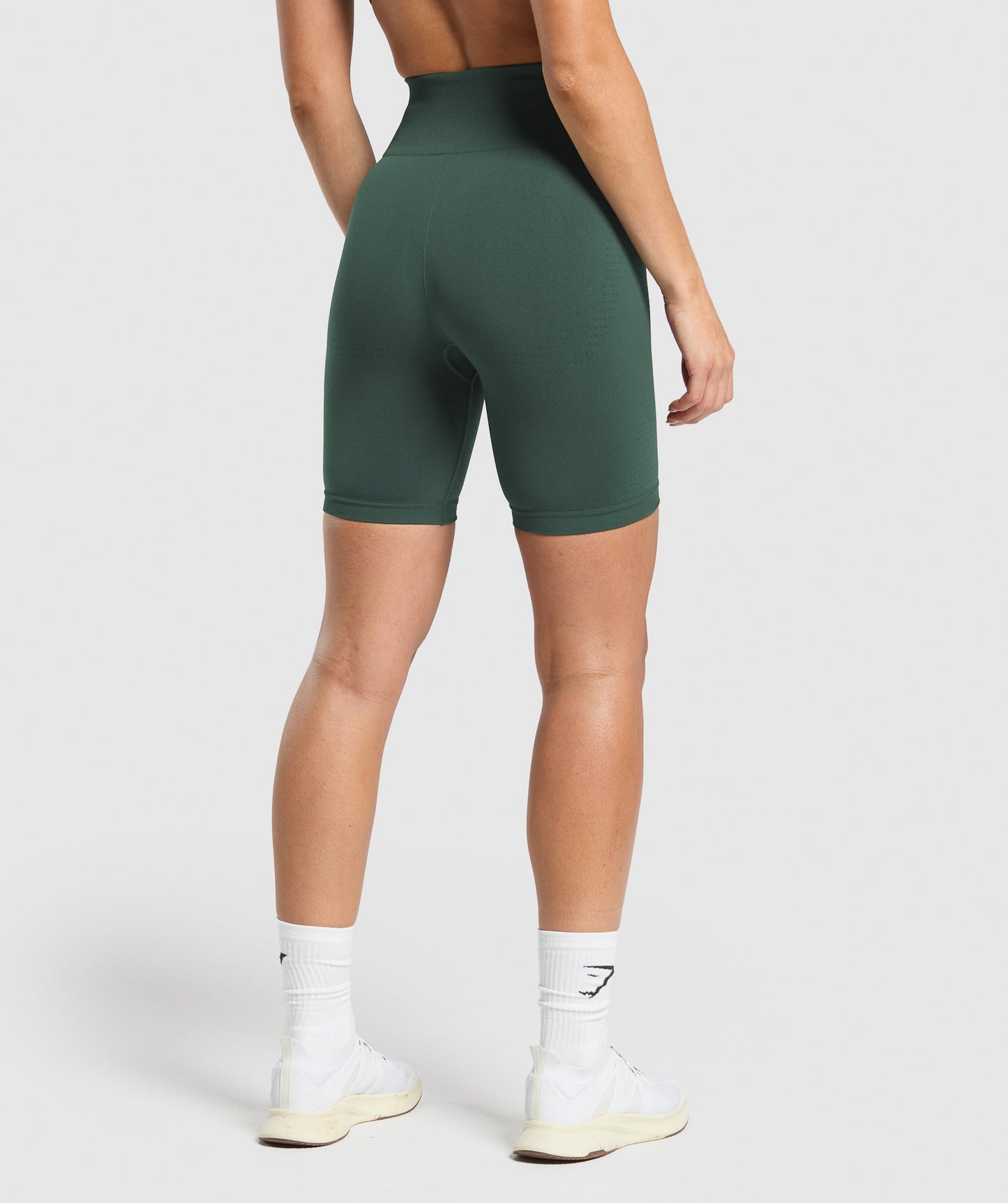 Gymshark Vital Seamless 7 Inch Shorts - Woodland Green Marl