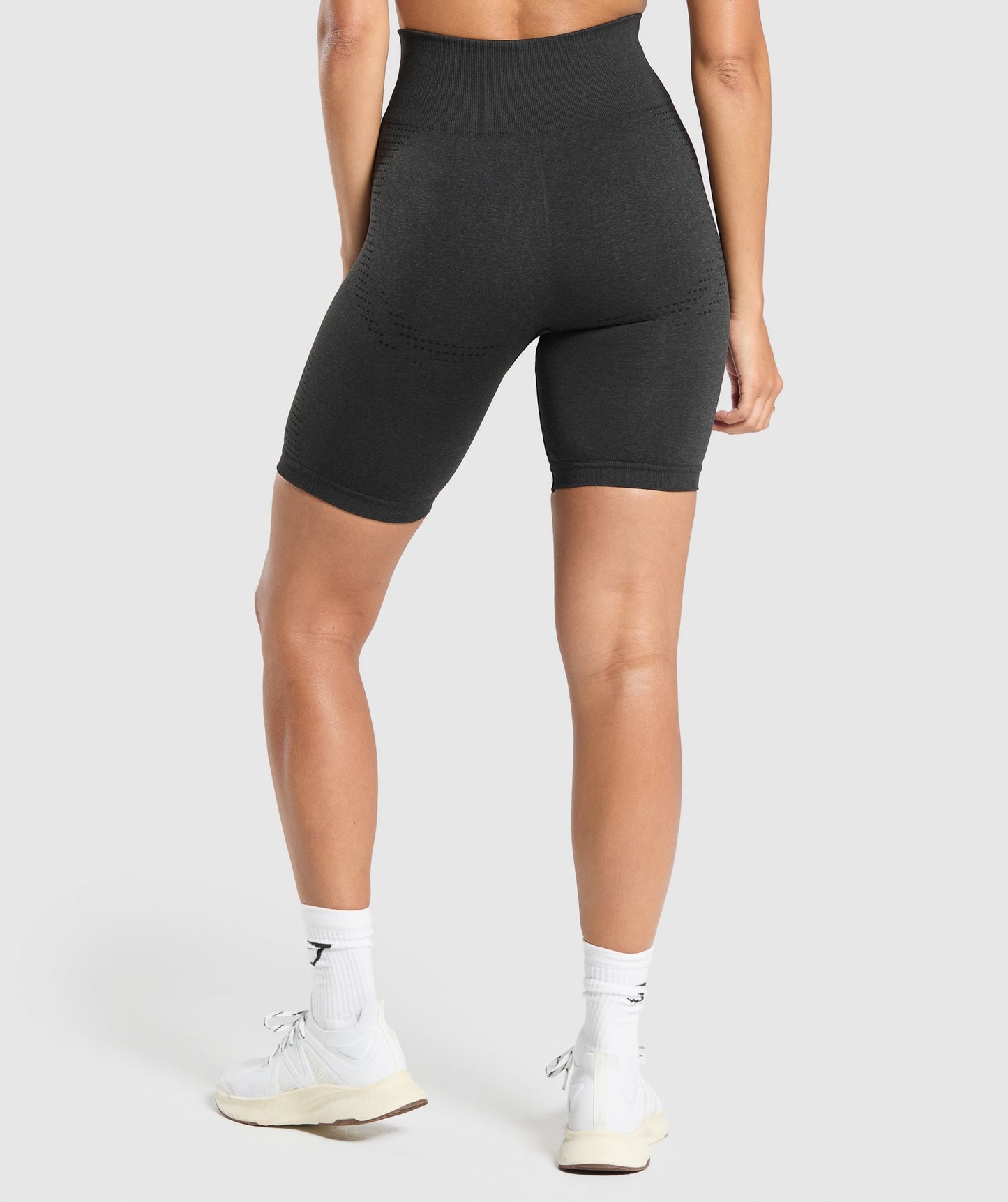 Gymshark Vital Seamless 7" Shorts - Black Marl
