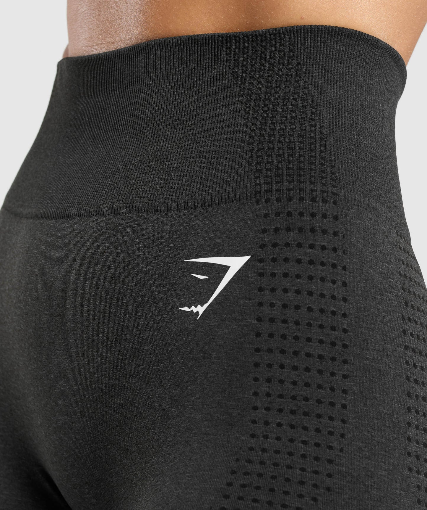 Gymshark Vital Seamless 7" Shorts - Black Marl