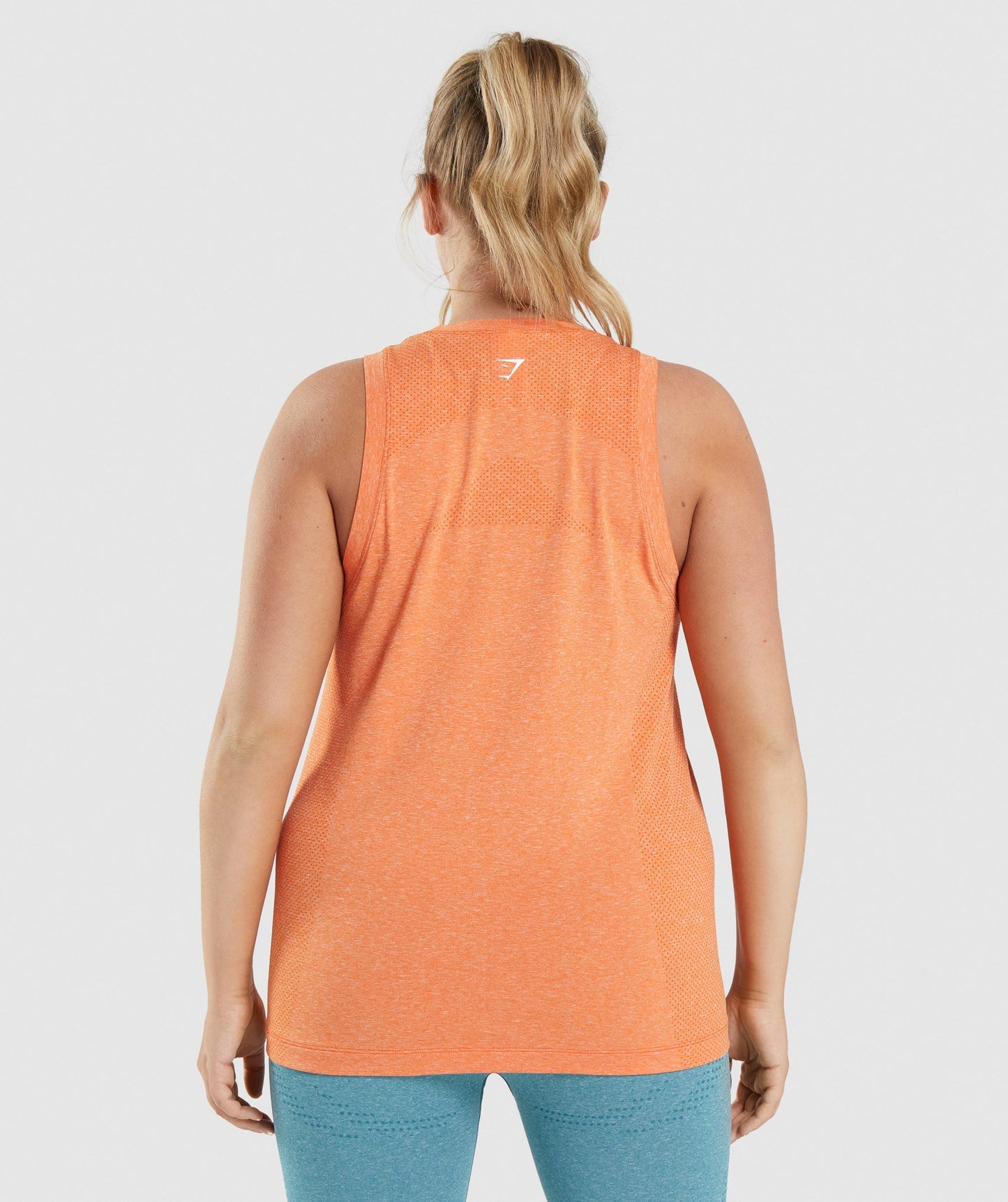 Gymshark Vital Seamless 2.0 Light Tank - Apricot Orange Marl