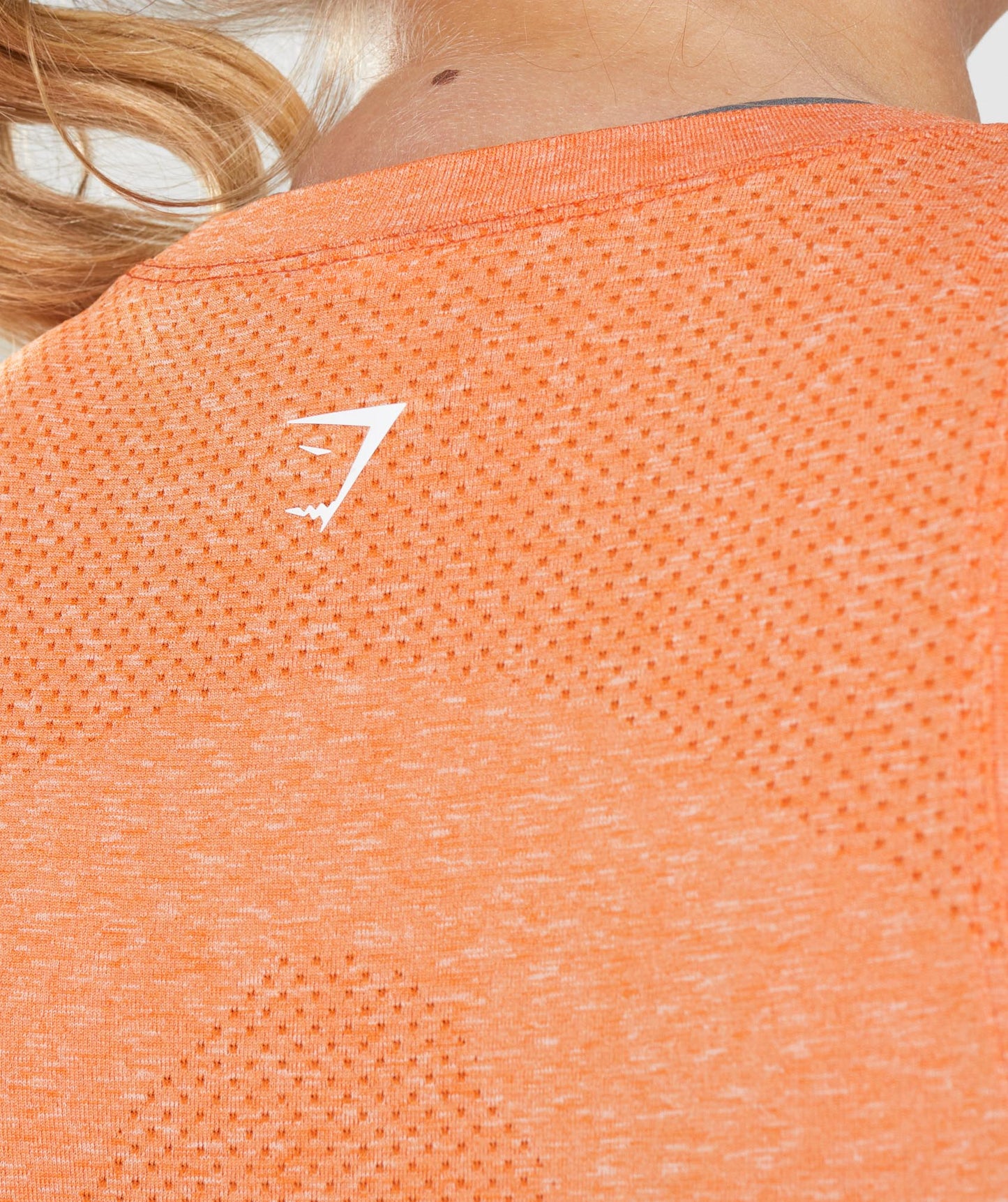 Gymshark Vital Seamless 2.0 Light Tank - Apricot Orange Marl