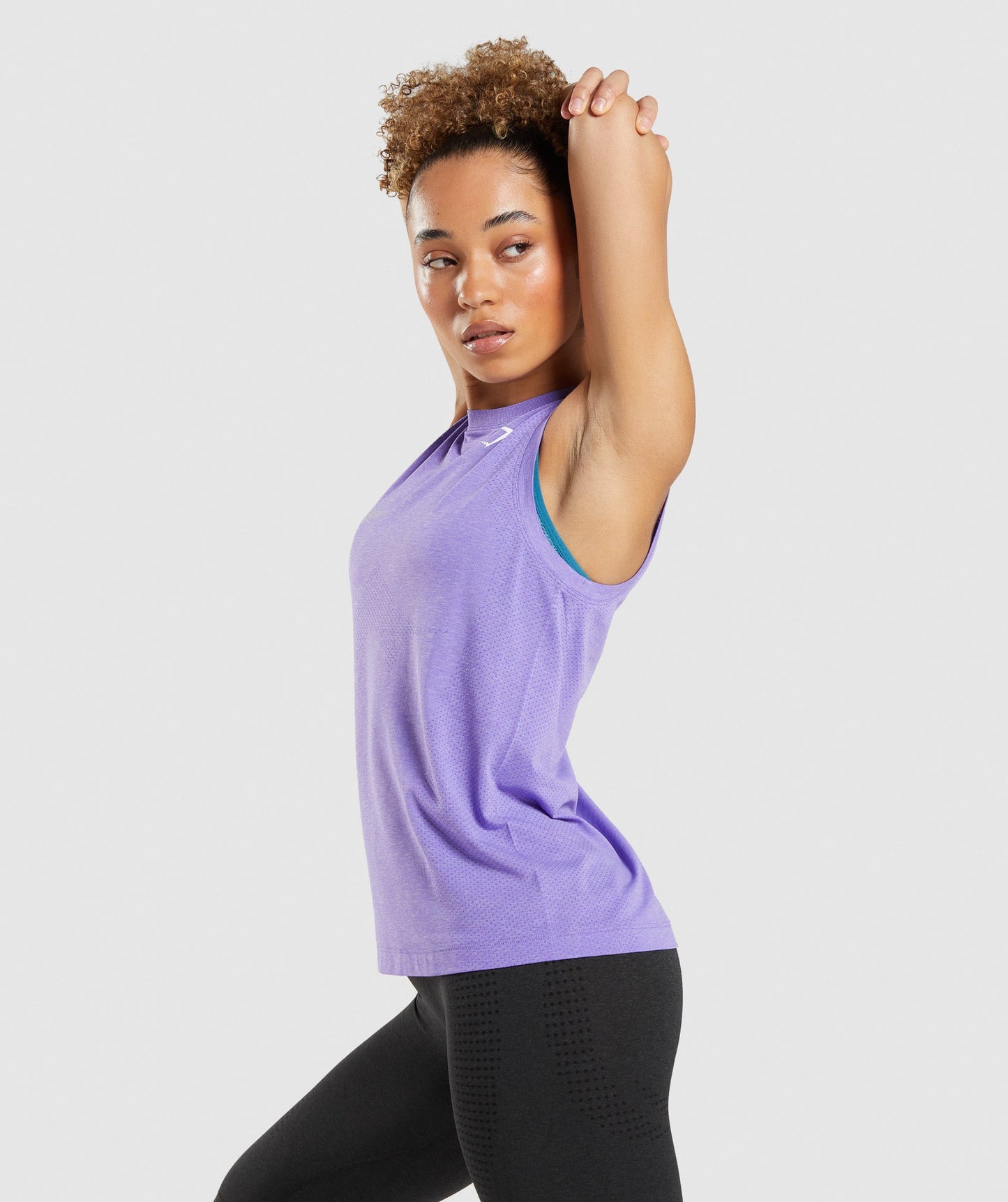 Gymshark Vital Seamless 2.0 Light Tank - Bright Purple Marl