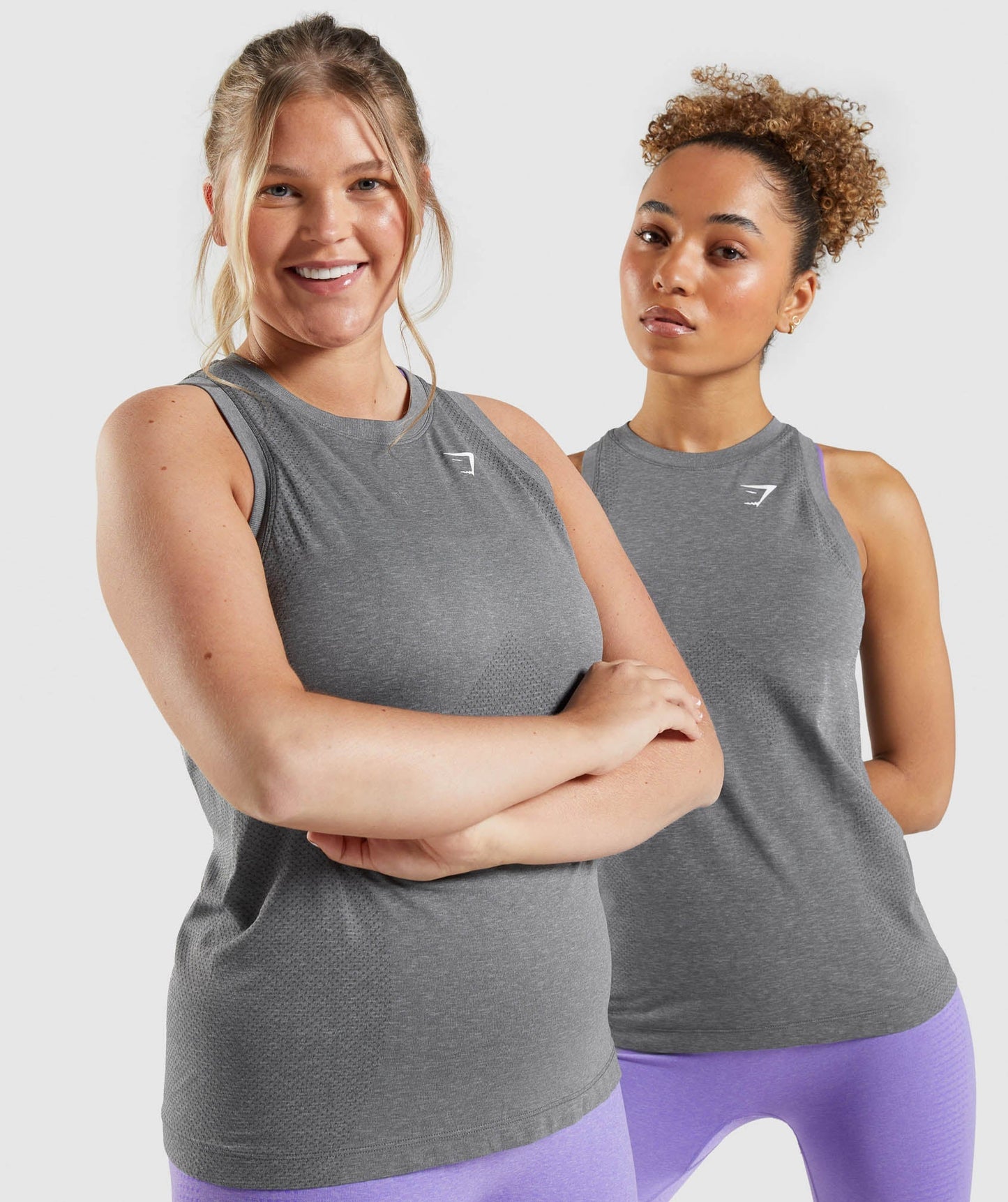 Gymshark Vital Seamless 2.0 Light Tank - Smokey Grey Marl