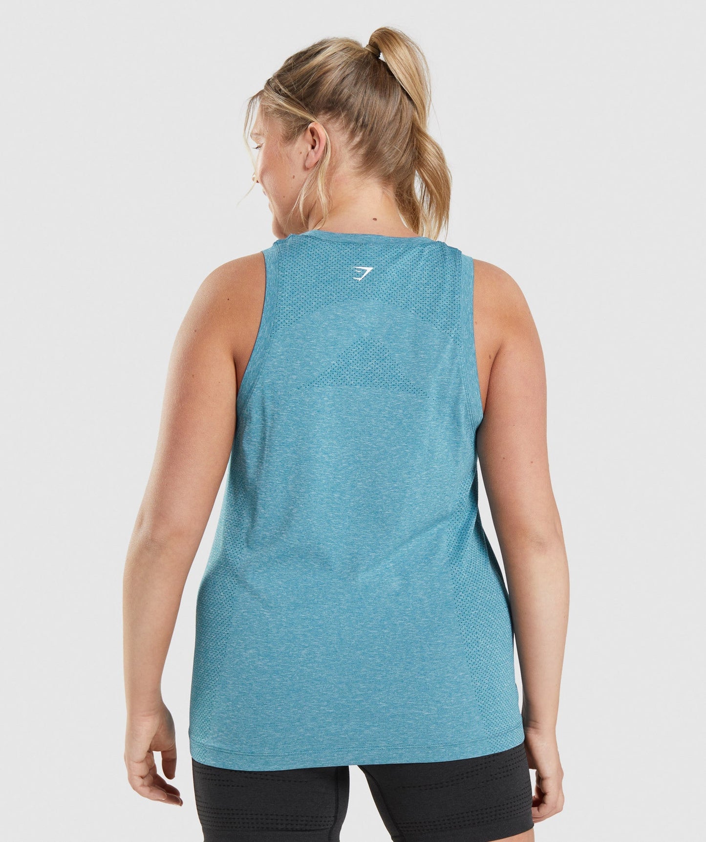 Gymshark Vital Seamless 2.0 Light Tank - Tahoe Teal Marl