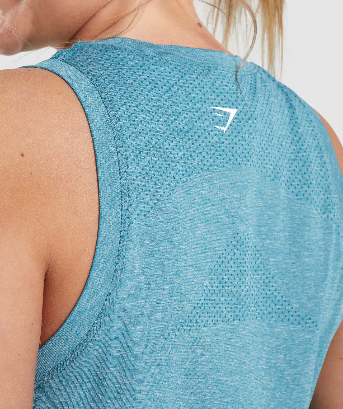 Gymshark Vital Seamless 2.0 Light Tank - Tahoe Teal Marl