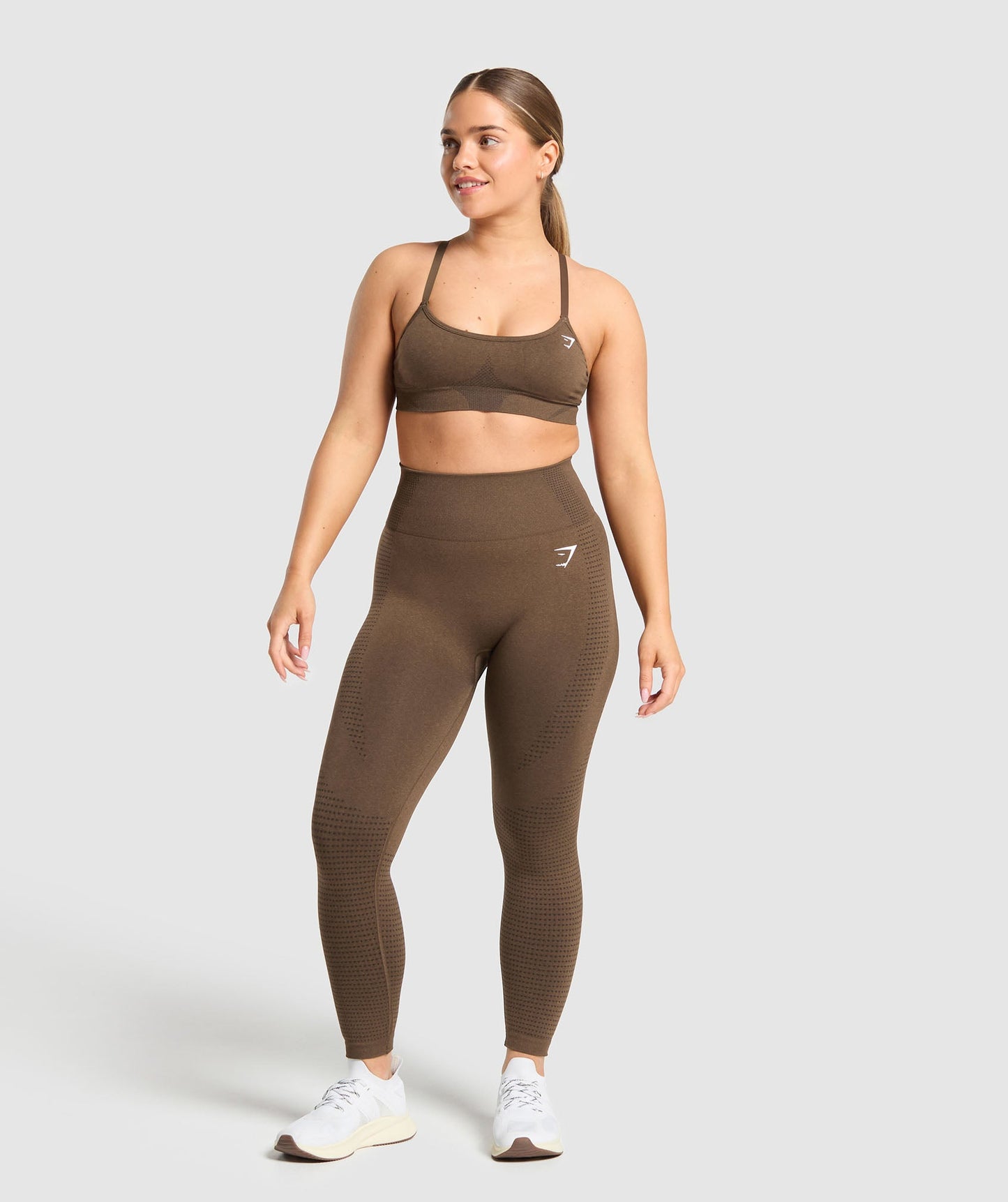 Gymshark Vital Seamless Leggings - Espresso Marl