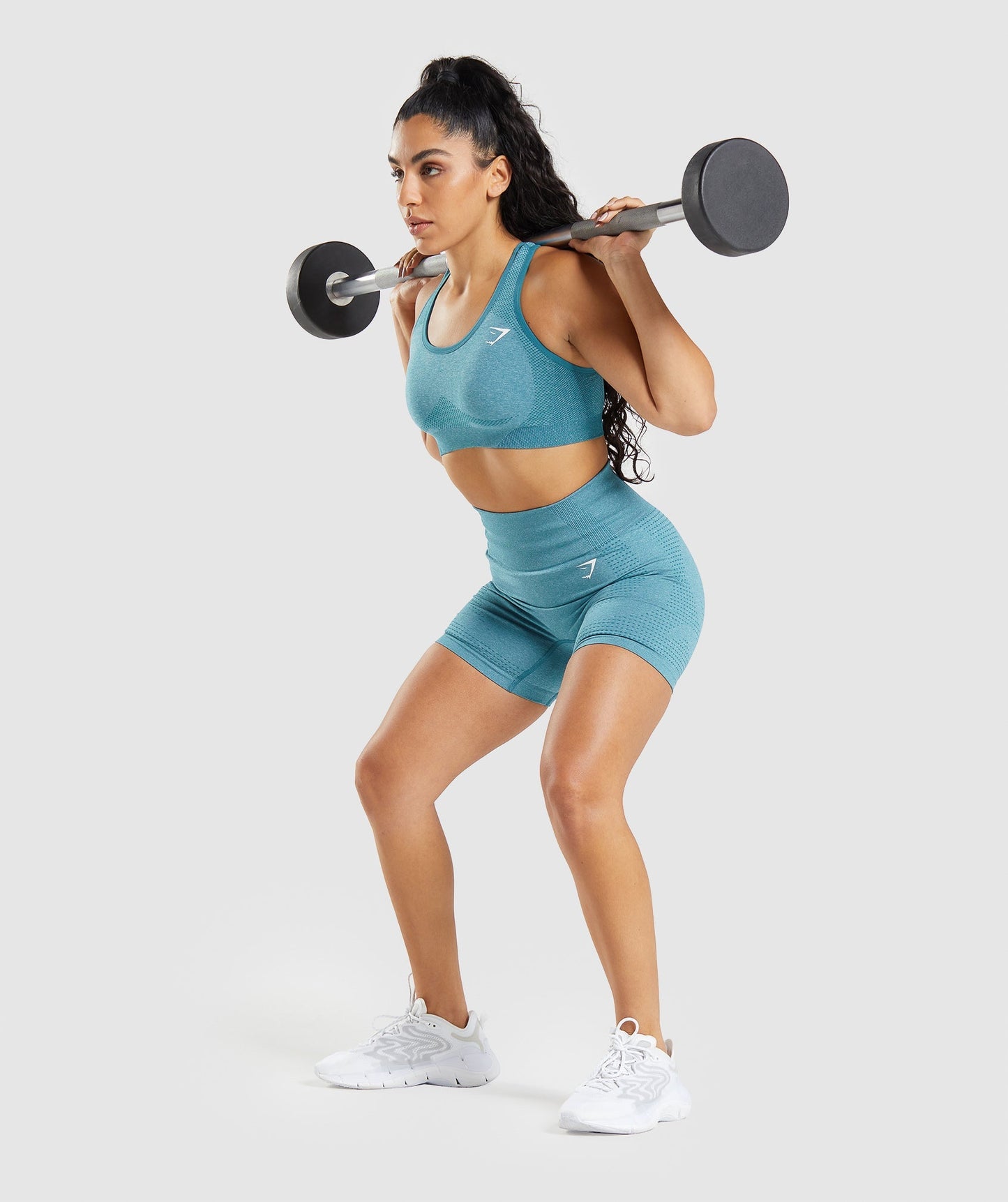 Gymshark Vital Seamless 2.0 Sports Bra - Tahoe Teal Marl